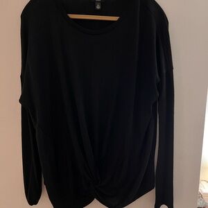 Black Long Sleeve Women's Top